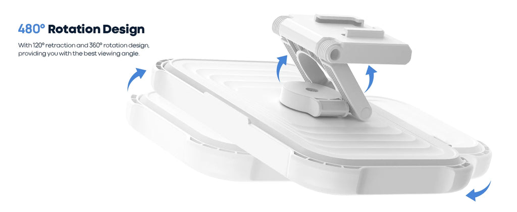 Soporte de Móvil para Ducha con Altavoz | Rotación 480° | Antihumedad