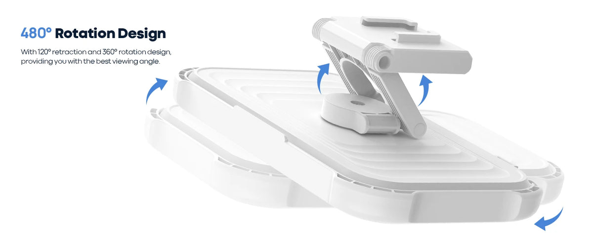 Soporte de Móvil para Ducha con Altavoz | Rotación 480° | Antihumedad