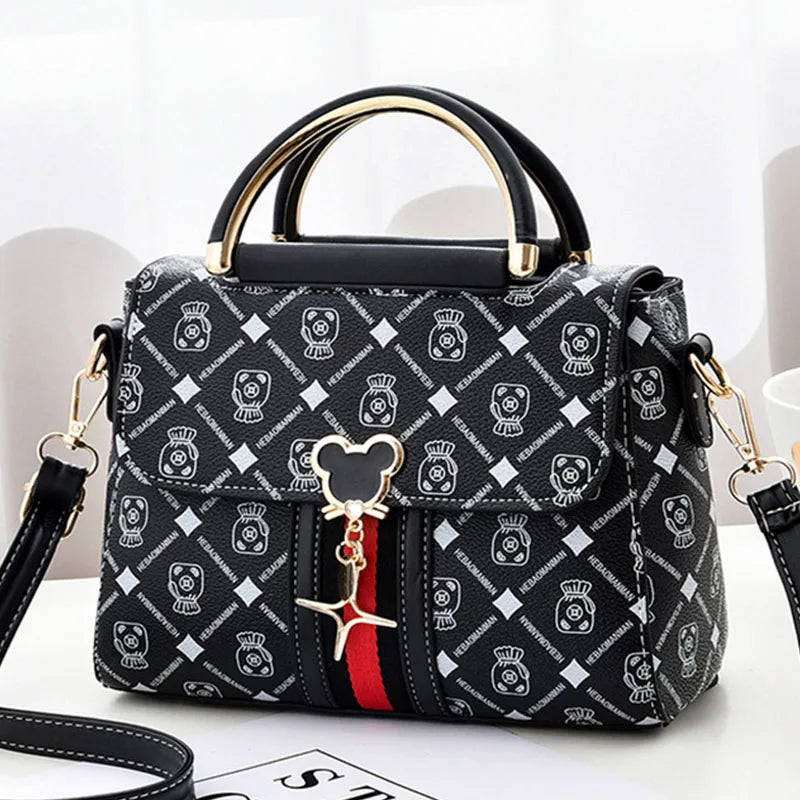 Nuevo Bolso de Hombro para Mujer, Bolso Tote de Lujo, Bolso de Mano de Diseñador, Bolsos de Mujer de Cuero con Monograma Estampado, Bolso Bandolera de un Solo Hombro.
