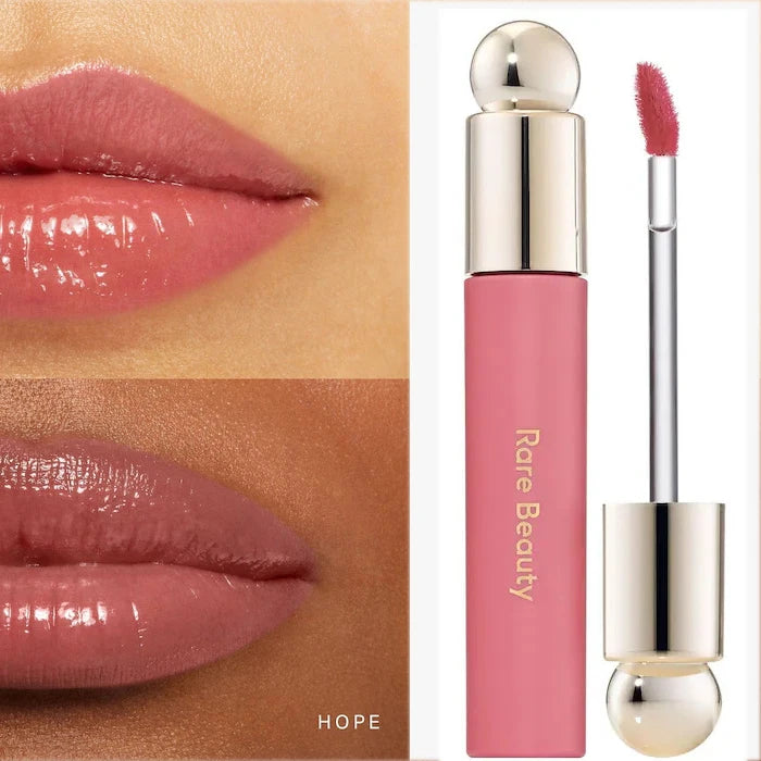 Brillo Labial Mate Rare Beauty, Resistente al Agua, Antiadherente, a Prueba de Manchas, No se Desvanece.