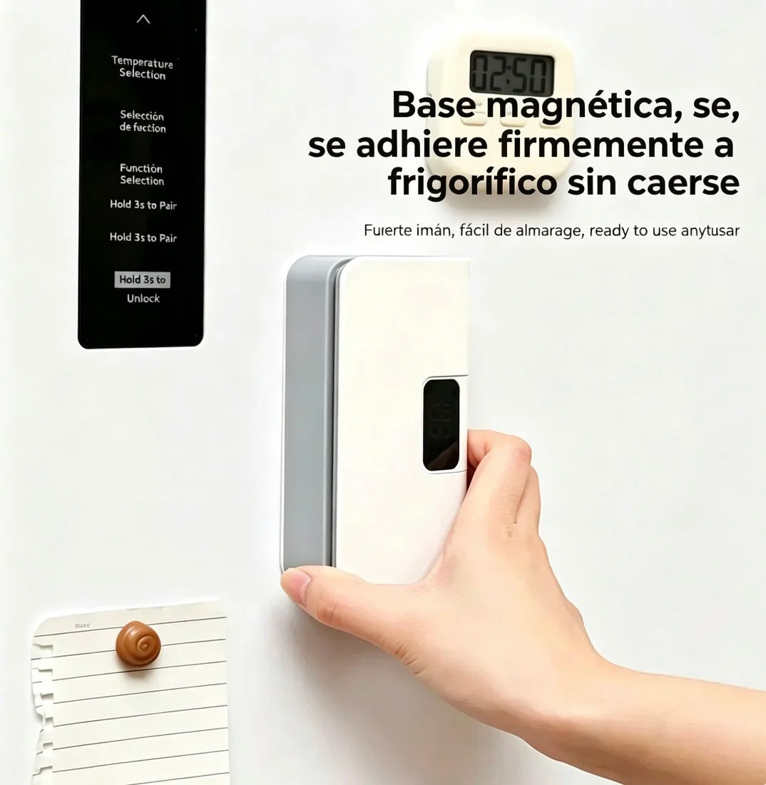 Sellador Térmico Portátil 2 en 1 con Pantalla LED y Carga USB-C