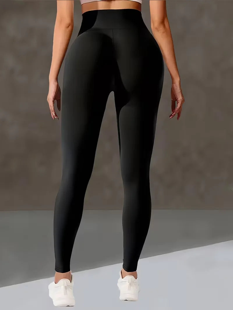Pantalones de Yoga de Cintura Alta para Mujer, Leggings con Cintura Ancha y Efecto Levanta Glúteos, Pantalones Deportivos Ajustables para Correr, Gimnasio.