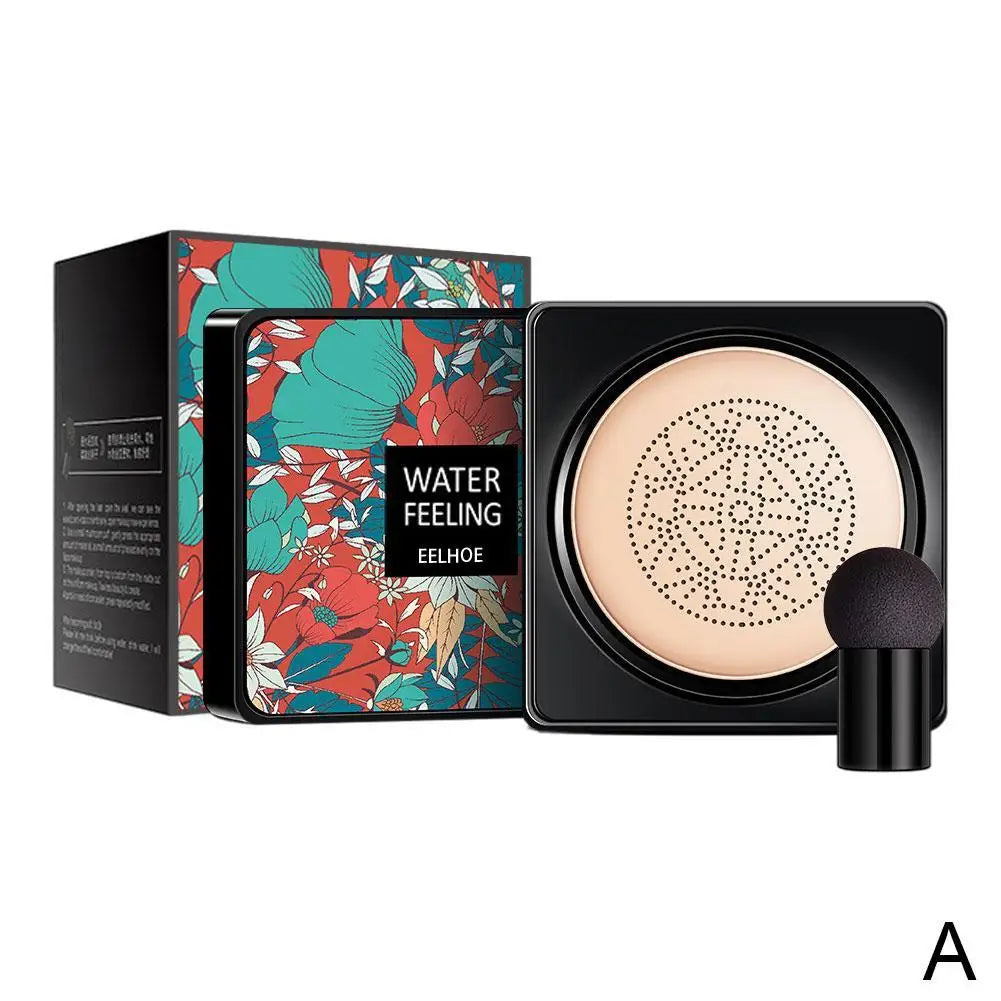 Crema BB CC, Base facial, cojín corrector, Base de seta, maquillaje iluminador resistente al agua, tono iluminador, maquillaje cosmético.