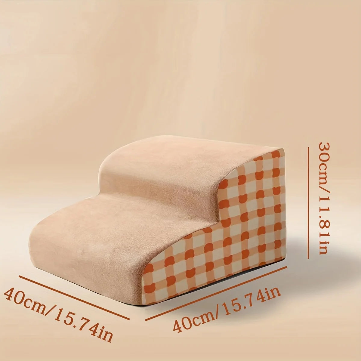 Escaleras/Rampas de Espuma de Alta Densidad para Mascotas, 2/3 Escalones, Antideslizantes, para Perros Mayores con Dolor Articular, Escalera para Sofá/Cama.