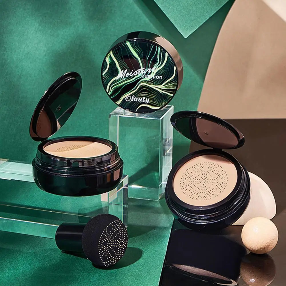 Crema BB CC, Base facial, cojín corrector, Base de seta, maquillaje iluminador resistente al agua, tono iluminador, maquillaje cosmético.