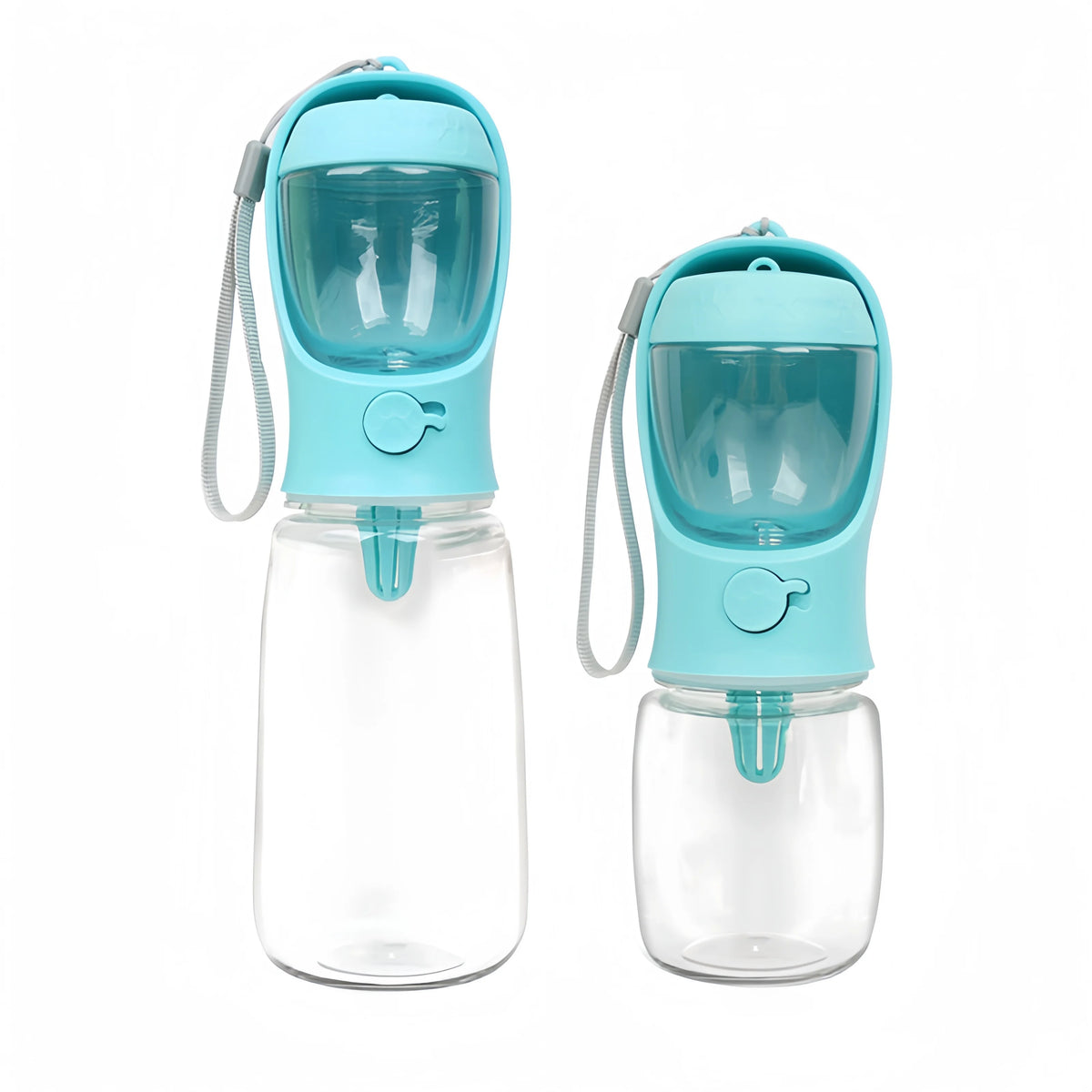 Botella de Agua Portátil para Perros y Gatos con Dispensador y Recipiente de Comida
