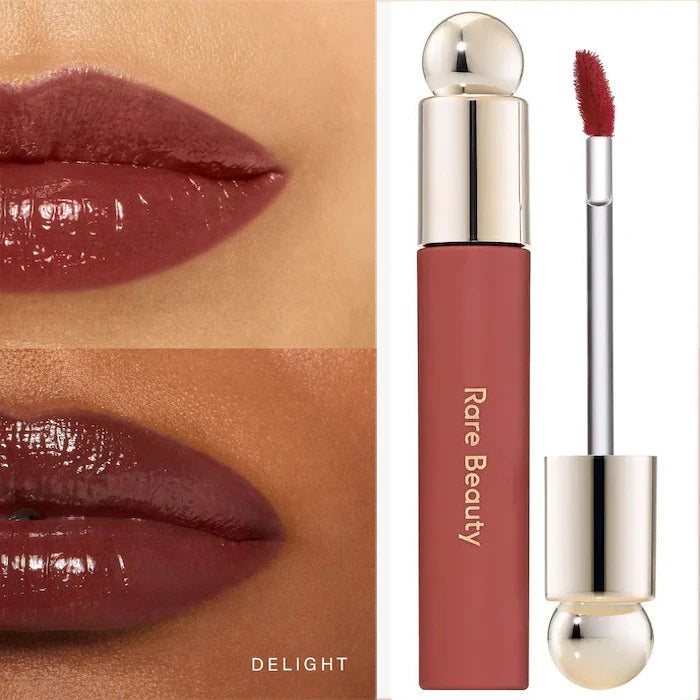 Brillo Labial Mate Rare Beauty, Resistente al Agua, Antiadherente, a Prueba de Manchas, No se Desvanece.