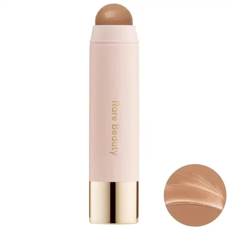 Rare Beauty Always Sunny Happy Sol, Barra de Contorno Tridimensional Sedosa, Bronce Natural Mate, Adecuada para Maquillaje de Contorno de Nariz.