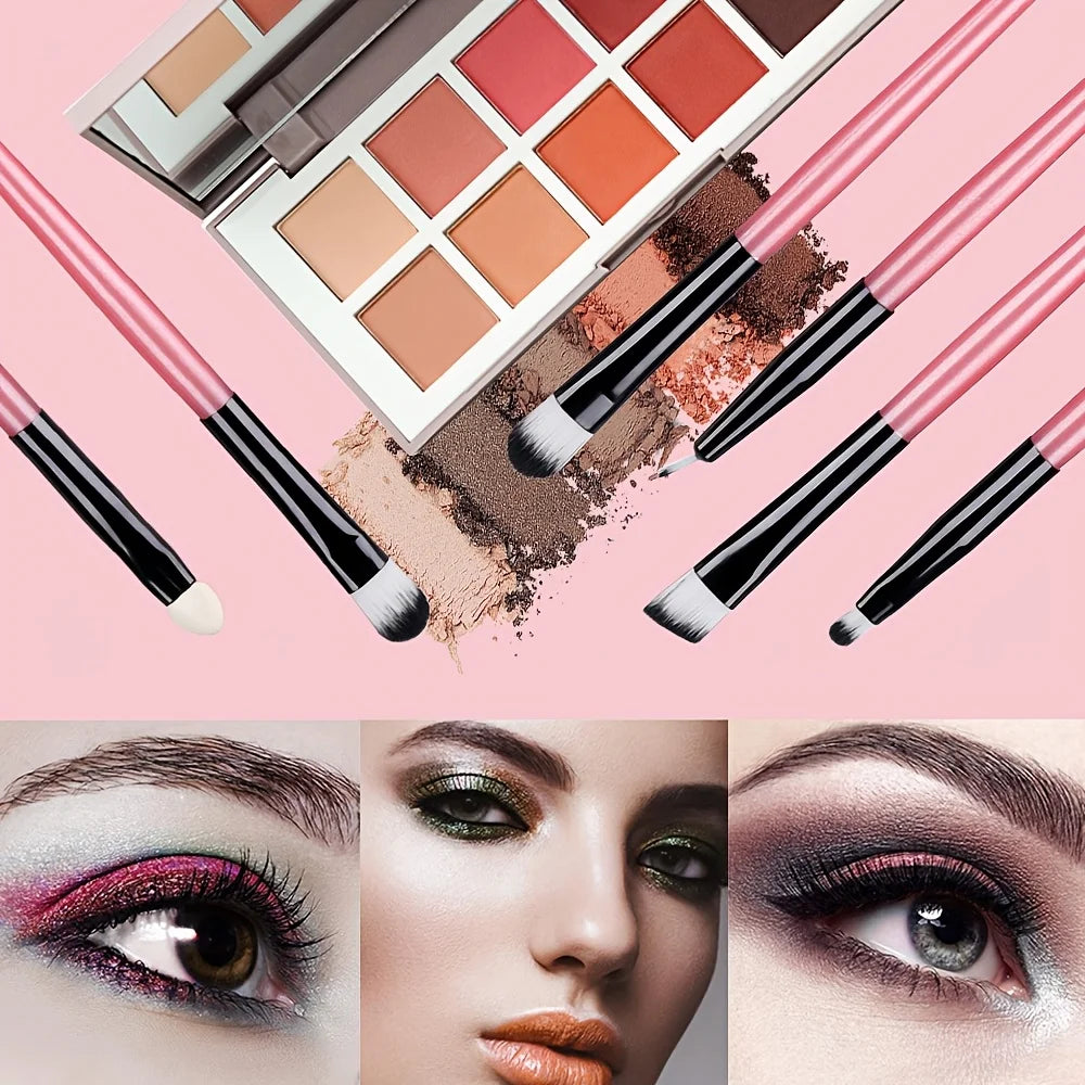 Set de Brochas de Maquillaje de 20 Piezas, Brochas Suaves y Esponjosas para Sombras de Ojos, Base Cosmética, Polvo, Iluminador, Herramienta de Belleza para Principiantes.