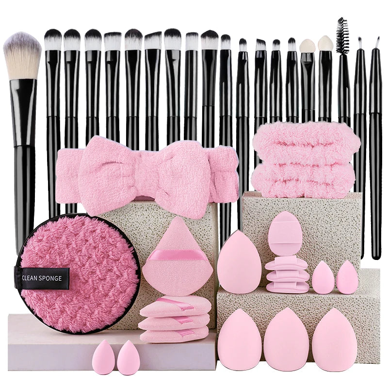 Set de Brochas de Maquillaje de 20 Piezas, Brochas Suaves y Esponjosas para Sombras de Ojos, Base Cosmética, Polvo, Iluminador, Herramienta de Belleza para Principiantes.
