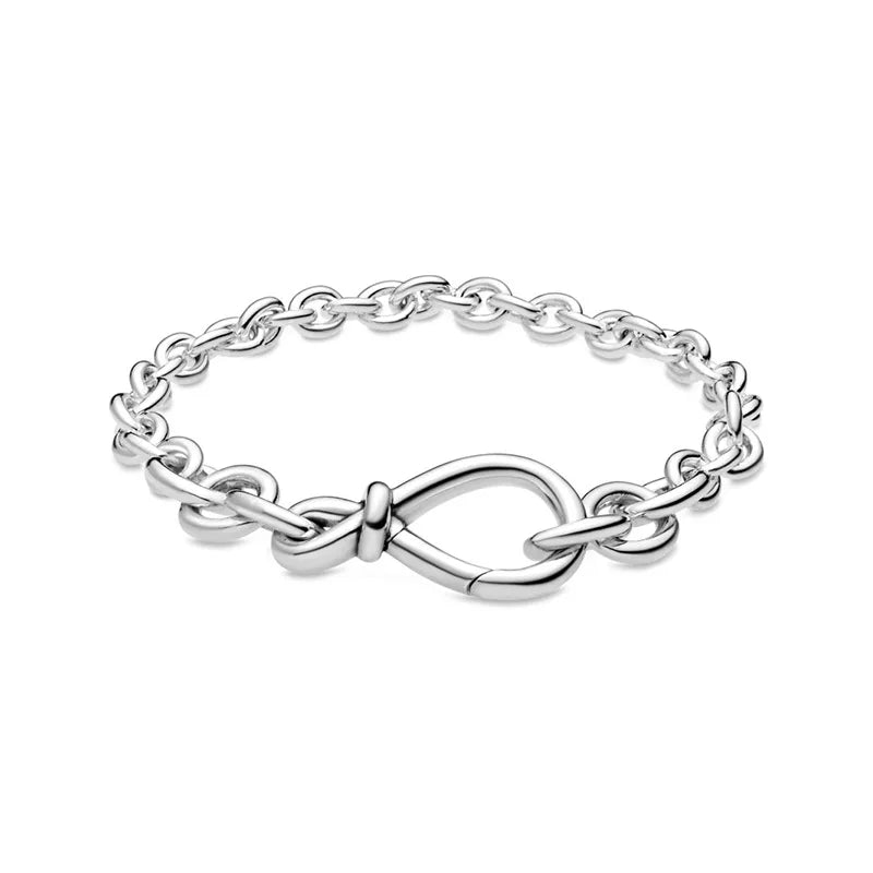 Pulsera de cadena de hueso de serpiente de lujo con circonita completa y corazón de plata pura 100% 925%, muy vendida, para mujer, joyería, regalo de fiesta.