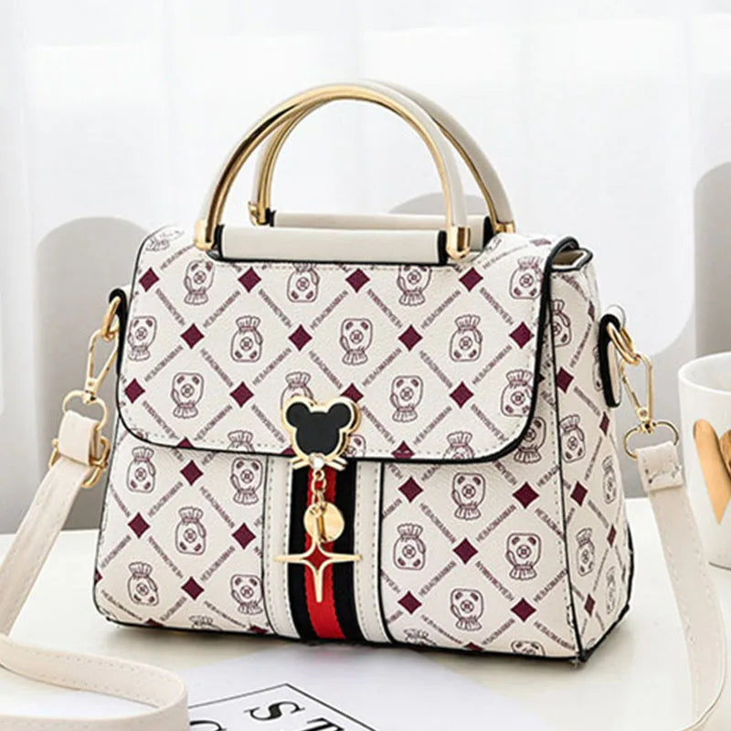 Nuevo Bolso de Hombro para Mujer, Bolso Tote de Lujo, Bolso de Mano de Diseñador, Bolsos de Mujer de Cuero con Monograma Estampado, Bolso Bandolera de un Solo Hombro.