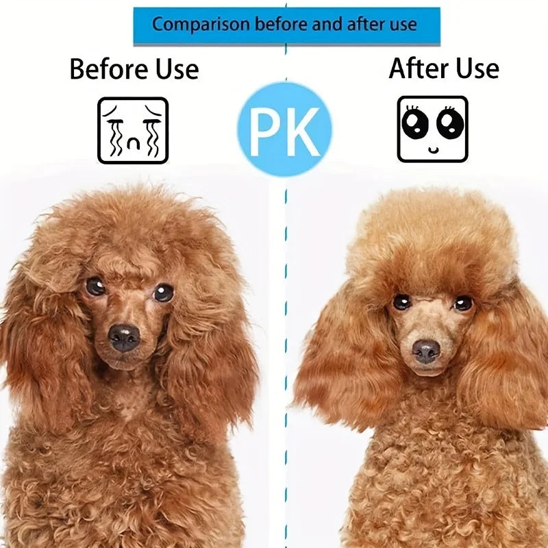 Cepillo autolimpiante para gatos y perros, cepillo de belleza amigable con la piel de las mascotas, para eliminar el pelo de perros y gatos.