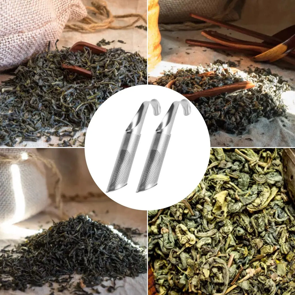 Filtro de Té de Acero Inoxidable con Diseño de Tubo | Reutilizable y Portátil