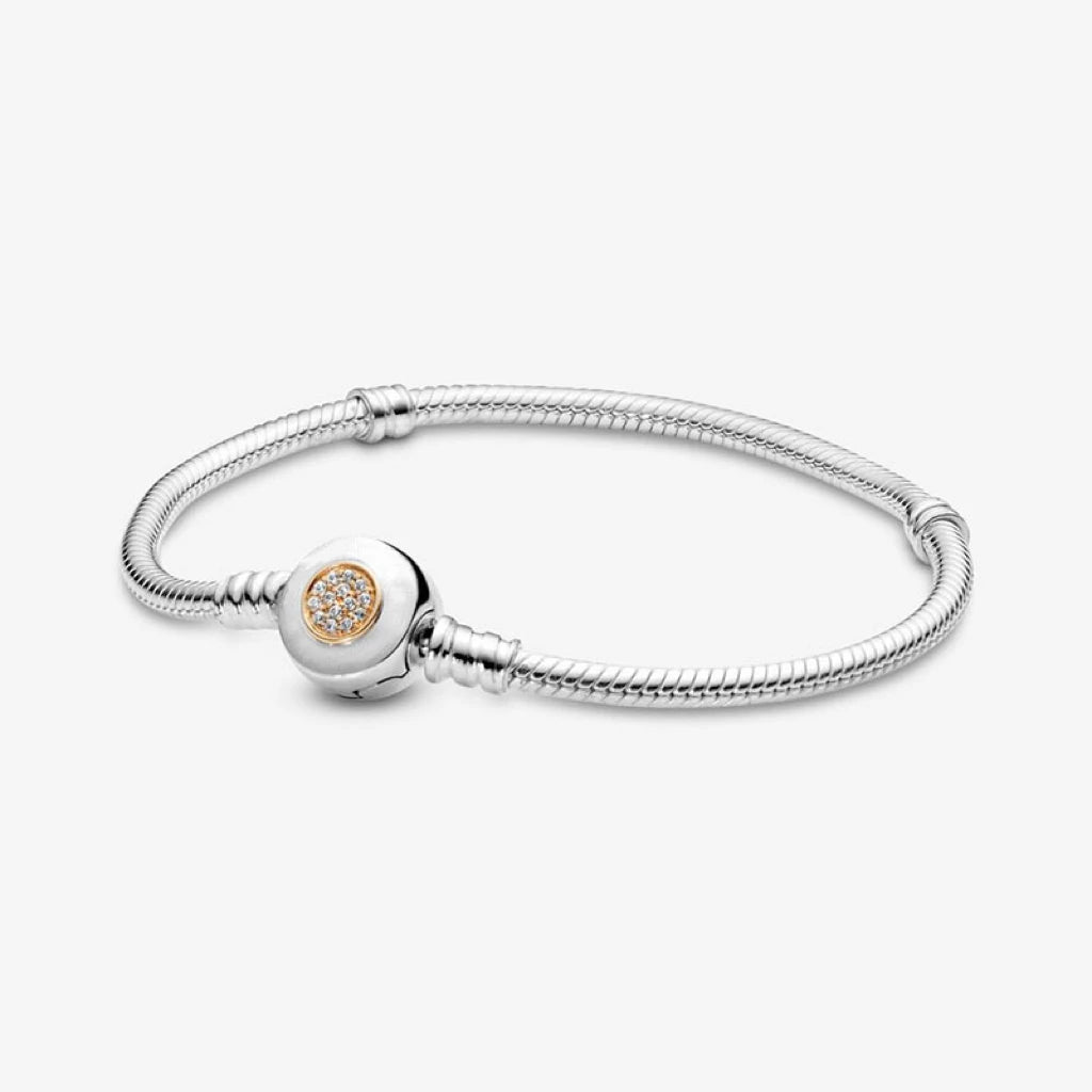 Pulsera de Plata de Ley 925 con Forma de Corazón, Diseño Circular y Moderno, para Mujer, Regalo de Cumpleaños.