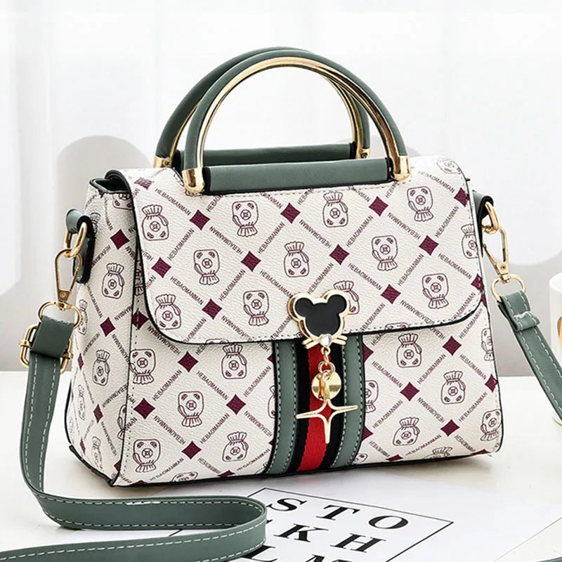 Nuevo Bolso de Hombro para Mujer, Bolso Tote de Lujo, Bolso de Mano de Diseñador, Bolsos de Mujer de Cuero con Monograma Estampado, Bolso Bandolera de un Solo Hombro.
