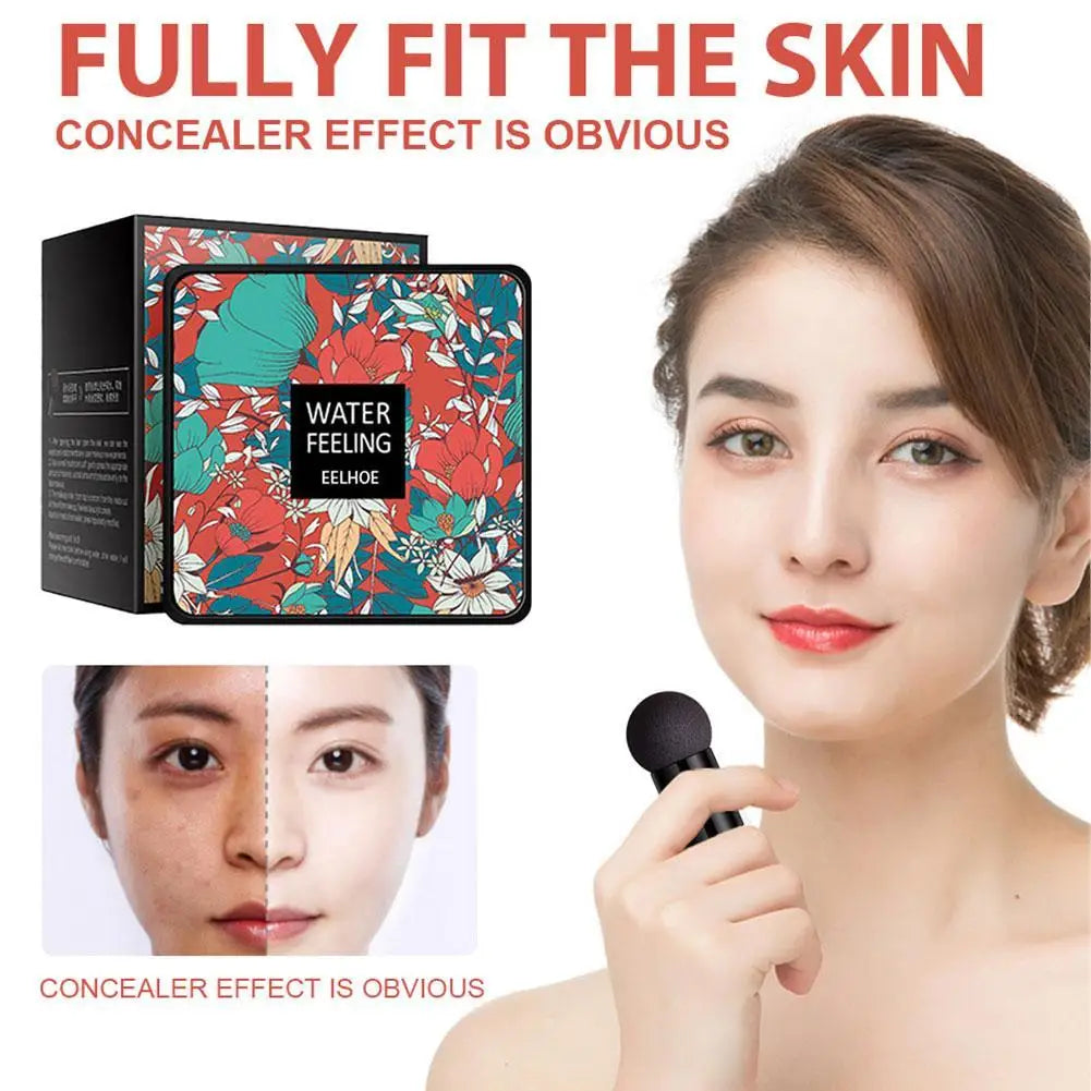 Crema BB CC, Base facial, cojín corrector, Base de seta, maquillaje iluminador resistente al agua, tono iluminador, maquillaje cosmético.