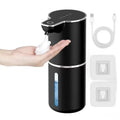 Dispensador de Jabón Automático Sin Contacto, Dispensador de Jabón Espumoso de 380 ml, Recargable por USB, Eléctrico, 4 Niveles, Producto Ecológico.